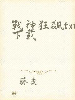 战神狂飙txt下载