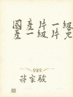 国产片一级a国产一级片免费