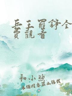 兵王罗铮全集免费观看