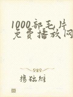 1000部毛片免费播放网站