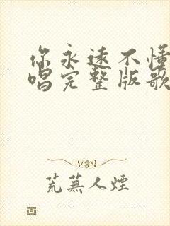 你永远不懂我原唱完整版歌词