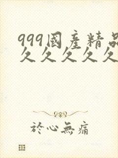 999国产精品久久久久久