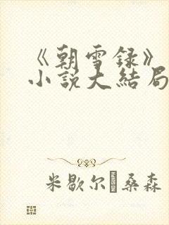 《朝雪录》原著小说大结局