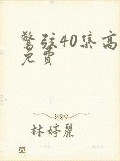 惊弦40集高清免费