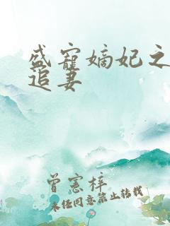 盛宠嫡妃之世子追妻