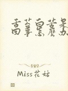 舌苔白苦是怎么回事怎么办