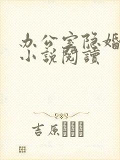 办公室隐婚全本小说阅读