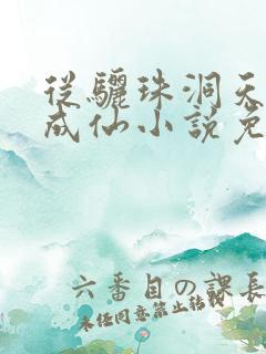 从骊珠洞天开始成仙小说免费阅读