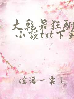大乾最狂驸马爷 小说txt下载