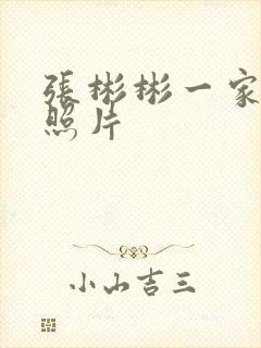 张彬彬一家三口照片