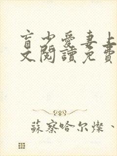 盲少爱妻上瘾全文阅读免费