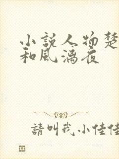 小说人物楚倾歌和风漓夜