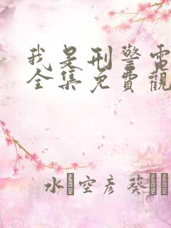 我是刑警电视剧全集免费观看在线播放