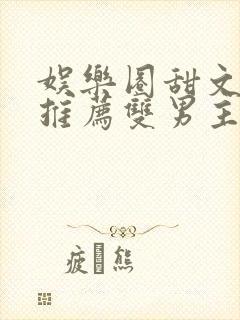 娱乐圈甜文小说推荐双男主