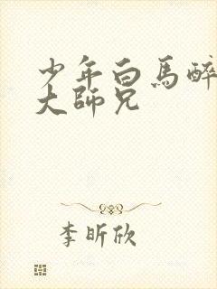 少年白马醉春风大师兄