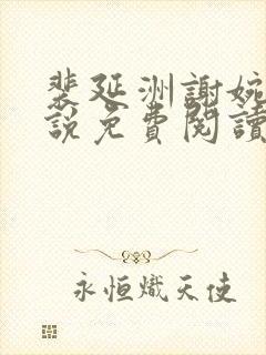 裴延洲谢婉君小说免费阅读笔趣阁