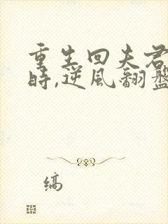 重生回夫君大婚时,逆风翻盘