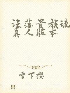 没落贵族琉璃川真人版本