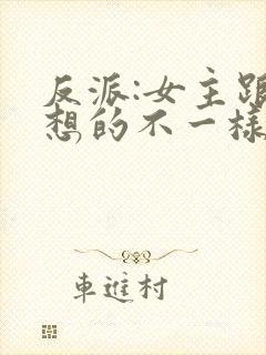 反派:女主跟我想的不一样