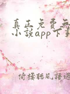 真正免费无广告小说app下载