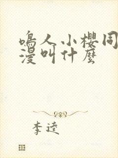 鸣人小樱同人动漫叫什么