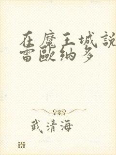 在魔王城说晚安雷欧纳多