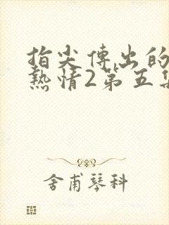 指尖传出的真挚热情2第五集