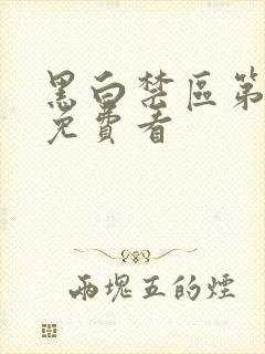 黑白禁区第二季免费看