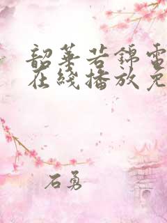 韶华若锦电视剧在线播放免费观看