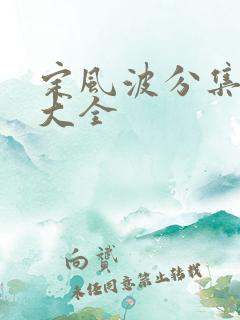 定风波分集介绍大全