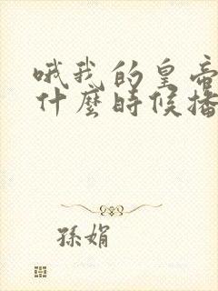 哦我的皇帝陛下什么时候播出的