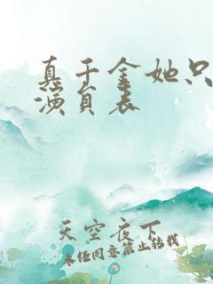 真千金她只谋权演员表