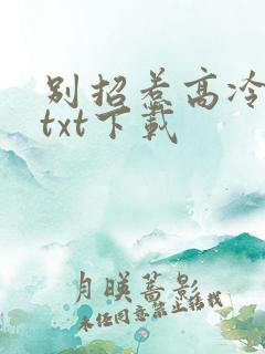 别招惹高冷学霸txt下载