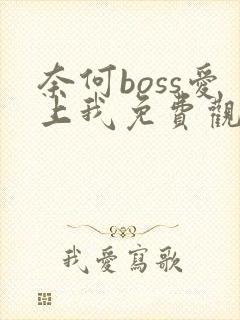 奈何boss爱上我免费观看全集