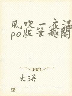 风吹一夜满关山po版笔趣阁