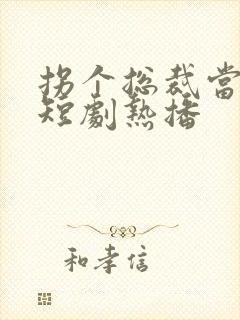 拐个总裁当老公短剧热播