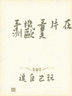 手机看片在线亚洲欧美