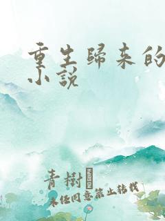 重生归来的赵振小说