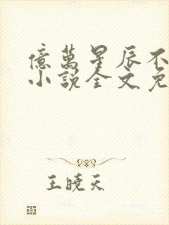 亿万星辰不及你小说全文免费阅读