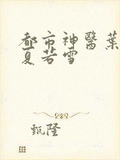 都市神医叶辰孙夏若雪