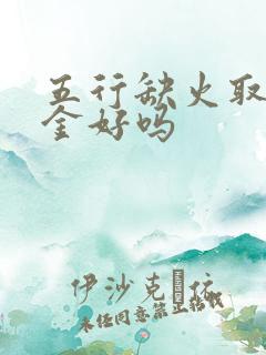 五行缺火取名带金好吗