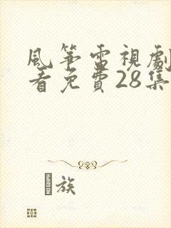 风筝电视剧在线看免费28集