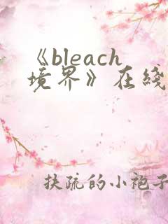 《bleach境界》在线免费观看