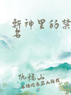 斩神里的禁墟排名