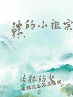 他的小祖宗甜又野.