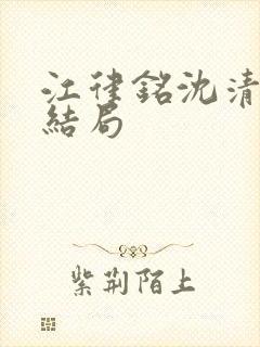 江律铭沈清沅大结局