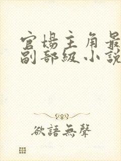 官场主角最年轻副部级小说