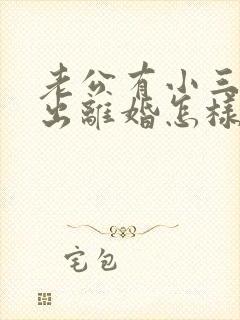 老公有小三了提出离婚怎样挽回