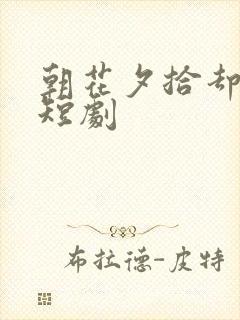 朝花夕拾却已迟短剧