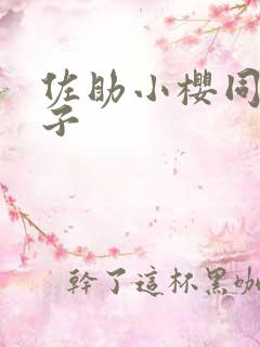 佐助小樱同人本子